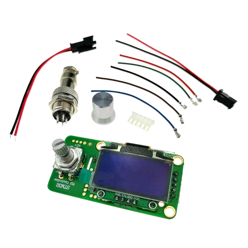 طقم محطة لحام رقمية ، وحدة تحك - مراجعة Soldering Station T12 Oled وسعره