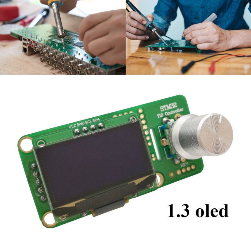 طقم محطة لحام رقمية ، وحدة تحك - مراجعة Soldering Station T12 Oled وسعره