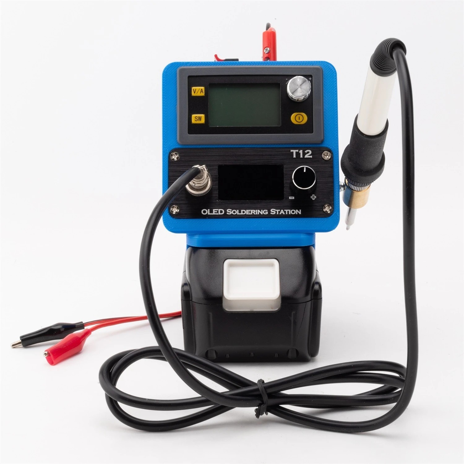 مكواة لحام T12 OLED سريعة التس - مراجعة Soldering Station T12 Oled وسعره
